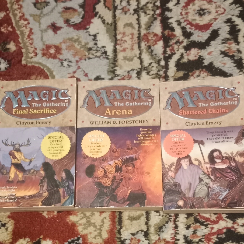 Magic The Gathering Book Set - Final Sacrifice, Arena, Shattered Chains